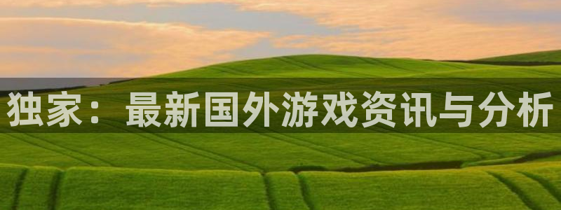 辉达娱乐手机网页版登录：独家：最新国外游戏资讯与分析