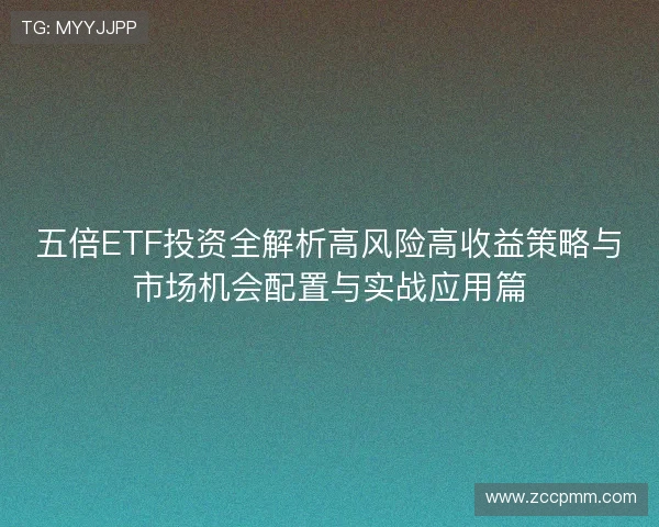 五倍ETF投资全解析高风险高收益策略与市场机会配置与实战应用篇